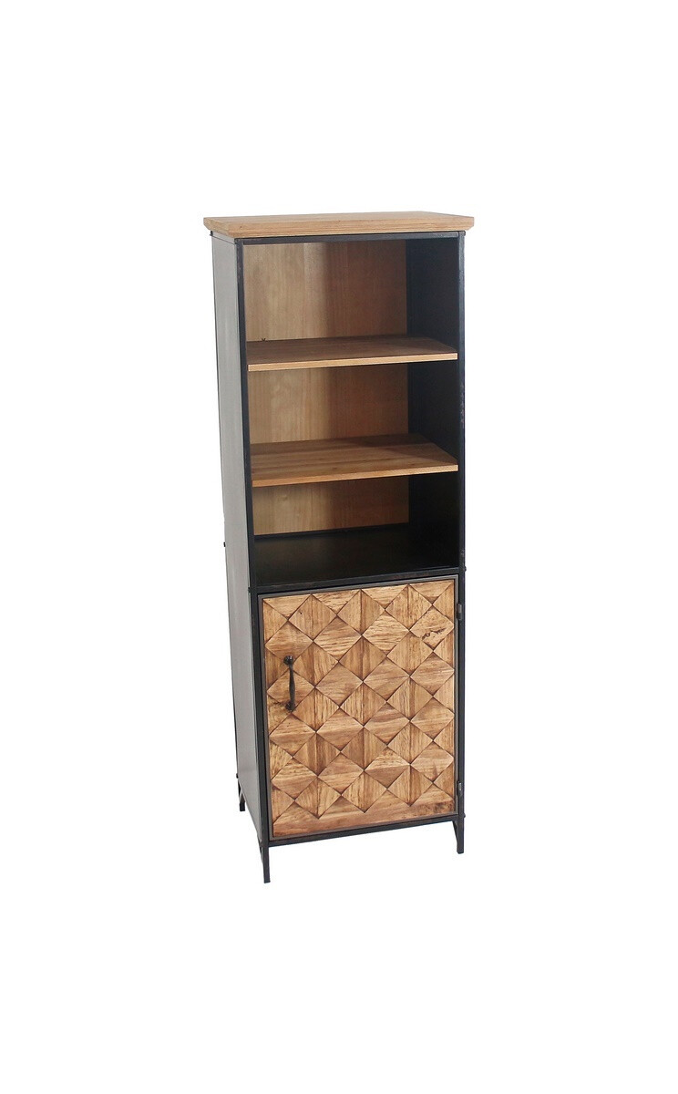 Biblioteca lemn maro 45,5 x 35 x 130,5 cm - Decorer