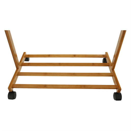 Suport haine bambus Vikir 100x35x174 cm