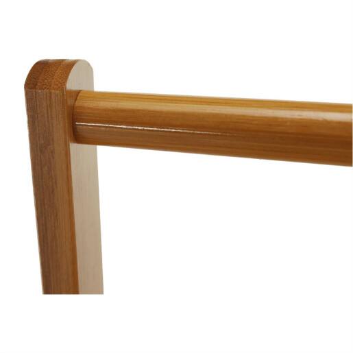 Suport haine bambus Vikir 100x35x174 cm