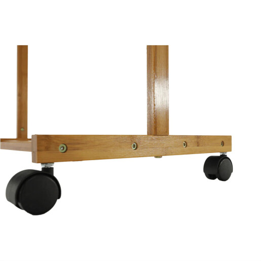 Suport haine bambus Vikir 100x35x174 cm