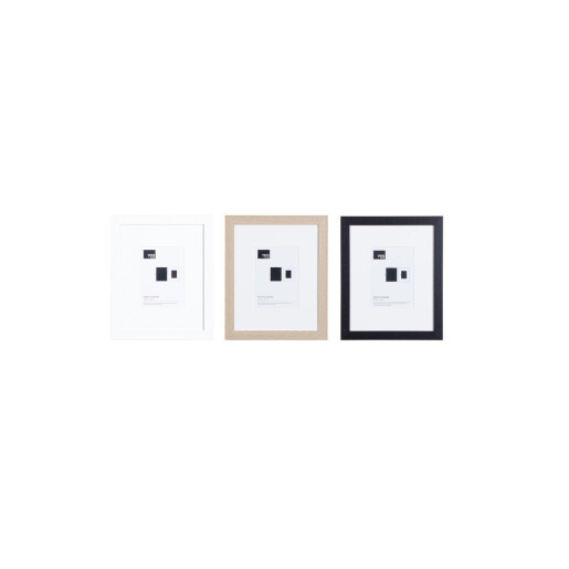 Set 3 rame foto perete Ylva 28x1,5x34h