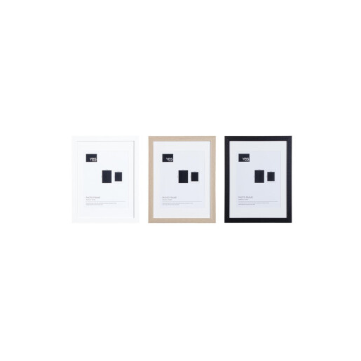 Set 3 rame foto perete Ylva 34x1,5x44h