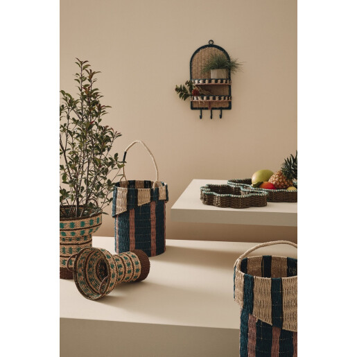 Etajera hartie multicolora Kya 31x17x60h
