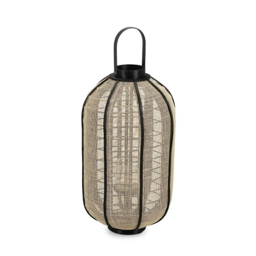 Felinar natur negru Hamir Ø33x61,5h
