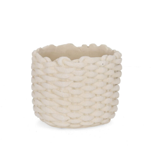 Ghiveci flori ciment ivoire Serafim Ø20,5x17,5h