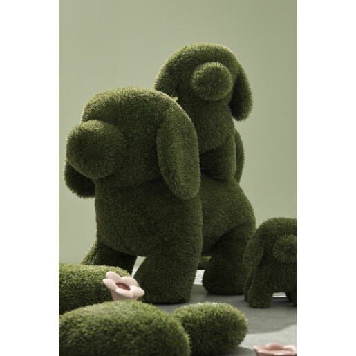 Figurina Catelus iarba artificiala verde 100x50x88h