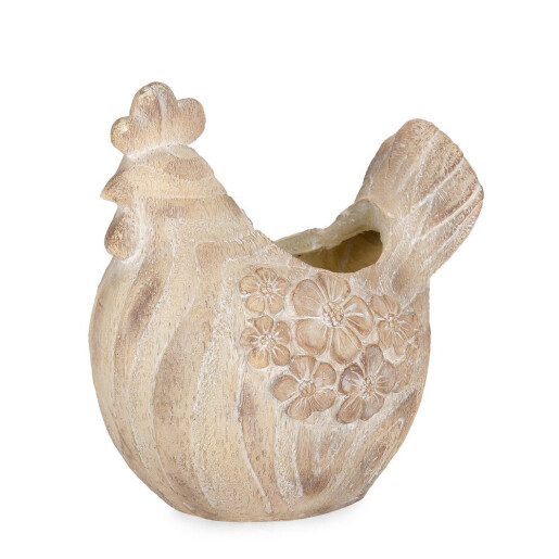 Ghiveci flori ceramica maro Cocos 31x23x33h