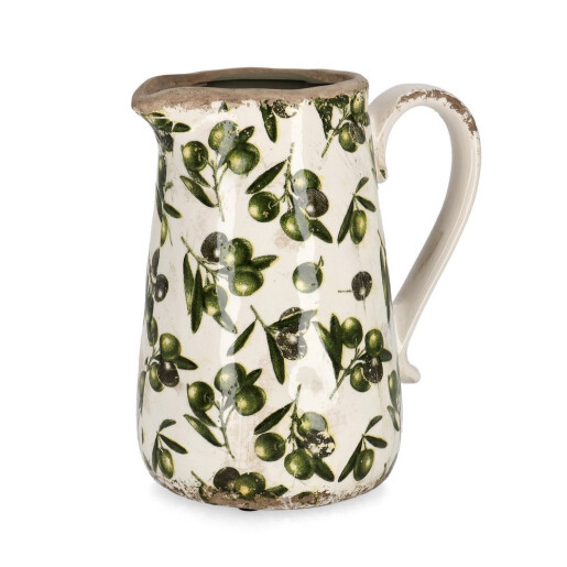 Carafa decorativa portelan multicolor Masline 20,5x14,5x23h