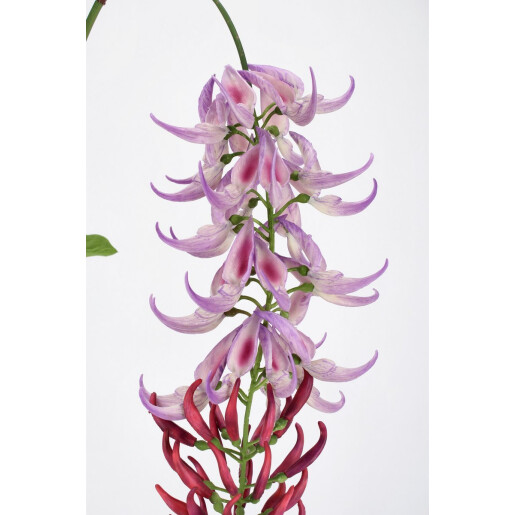 Set 6 flori artificiale violet verzi Macuna 142h