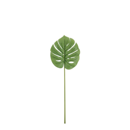Set 48 frunze artificiale verzi Philodendron 77h