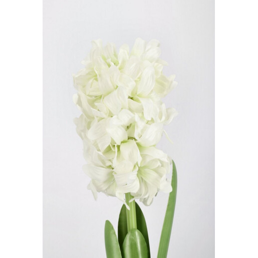 Zambila artificiala alba in ghiveci Ø12,5x52h