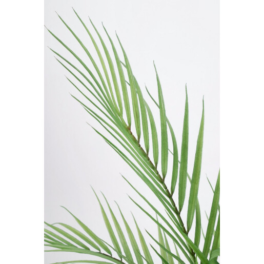 Palmier artificial in ghiveci verde negru 8 frunze Ø40x58h