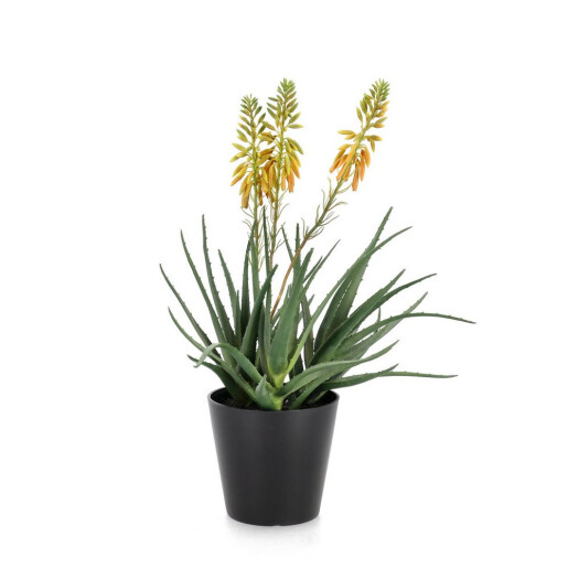 Aloe artificiala in ghiveci 12,5x14x51h