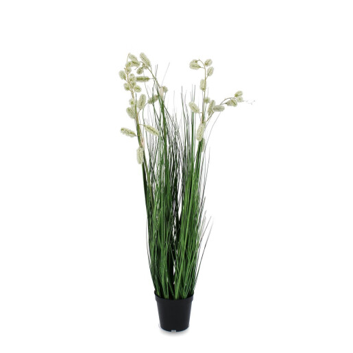 Planta artificiala verde alba in ghiveci 70x100 cm