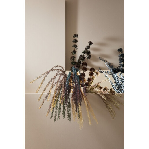 Set 3 flori artificiale verzi maro Tierra 45x108h