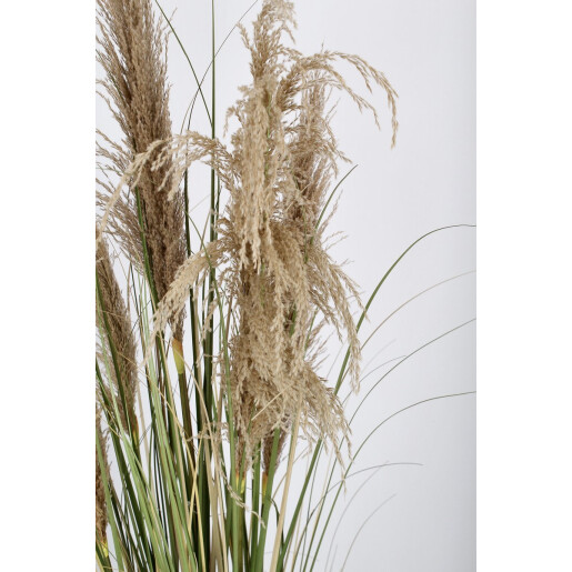 Pampas artificial in ghiveci 55x145 cm