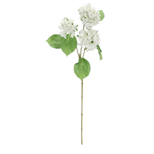 Set 3 Hortensii artificiale albe verzi 29x29x82h