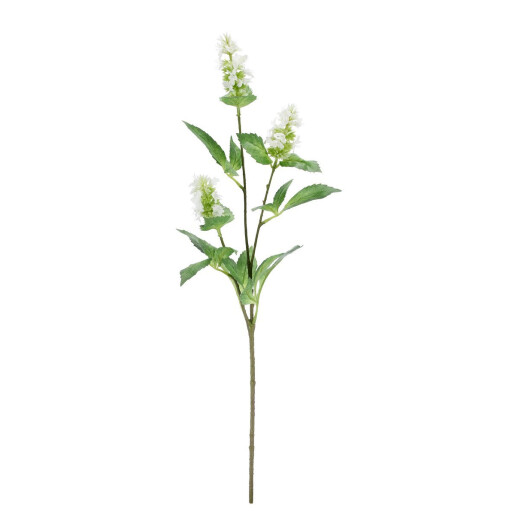 Set 24 flori artificiale albe verzi Patchouli 16x8x74h