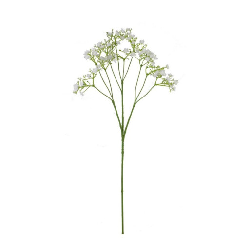 Set 3 flori artificiale Hazely albe verzi 20x15x70h