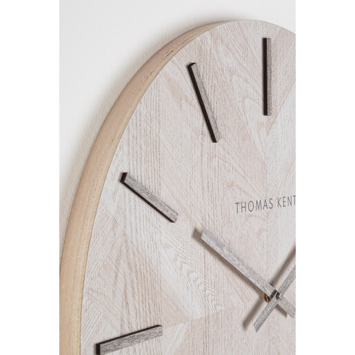 Ceas perete mdf natur 50x3 cm