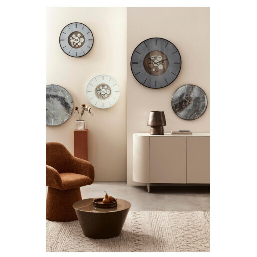 Ceas perete multicolor Veining Ø53x5h