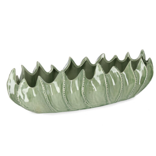 Bol decorativ ceramica verde Tae 63,5x26x18h