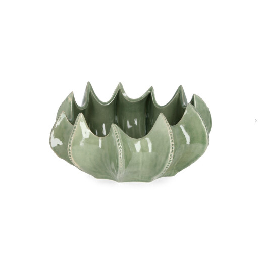 Bol decorativ ceramica verde Tae 34,5x33x16h