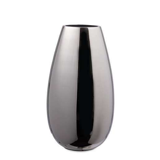 Vaza flori metal argintiu Mythri Ø17x31h