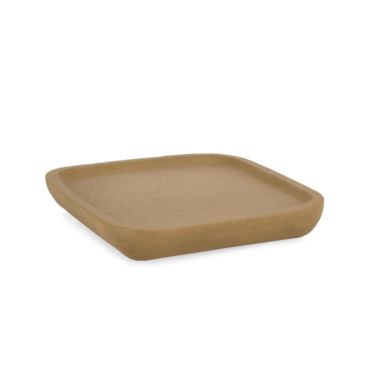 Tava decorativa otel ocru Alligator 30x30x6h