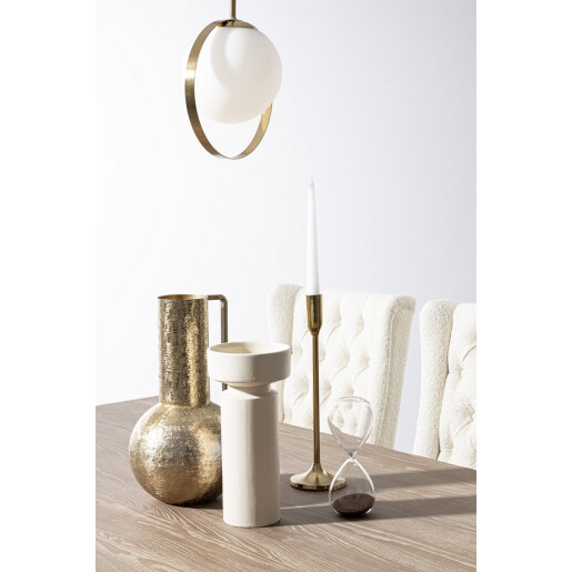 Clepsidra decorativa sticla nisip maro Kronos Ø8,3x20,3h