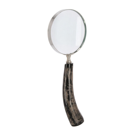 Lupa decorativa sticla metal Adventure 25x10x2,5h