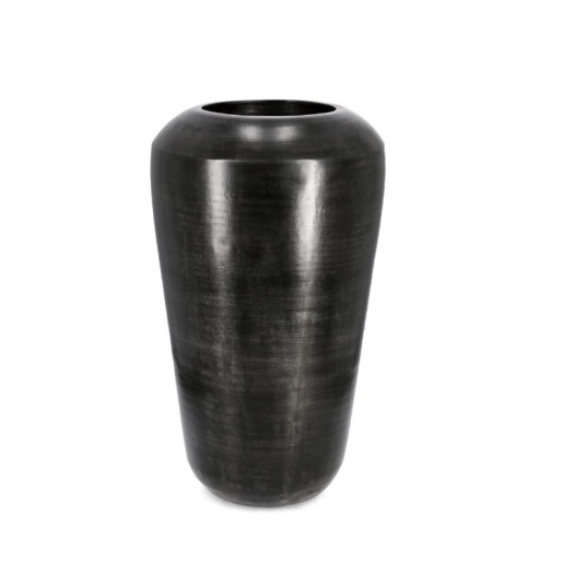 Vaza flori aluminiu negru Nadu Ø53x89h