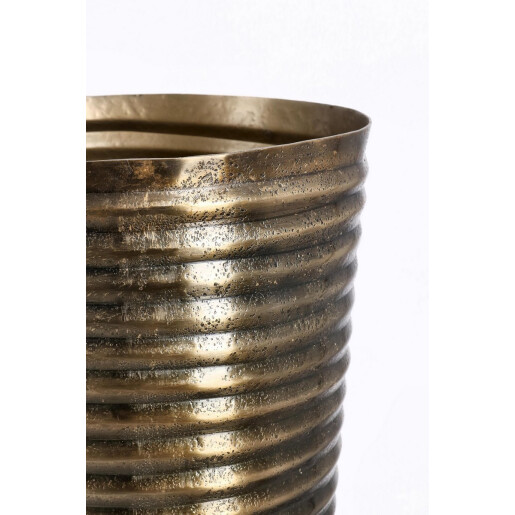 Vaza flori aluminiu auriu Noida Ø47x105h