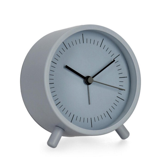 Ceas masa metal albastru negru Kaled Ø10,8x5,5x12h