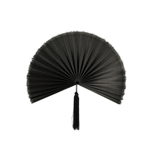 Evantai decorativ bambus negru Nanka 39x81x4h