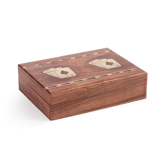 Joc carti in cutie decorativa Fortune 15,5x12x4,3h