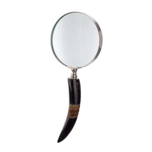 Lupa decorativa sticla metal Fortune 25x10x2,5h
