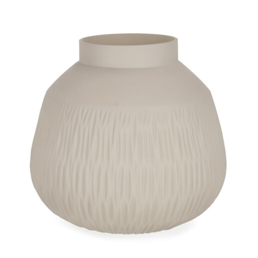 Vaza flori sticla bej Lyder Ø27x25,5h