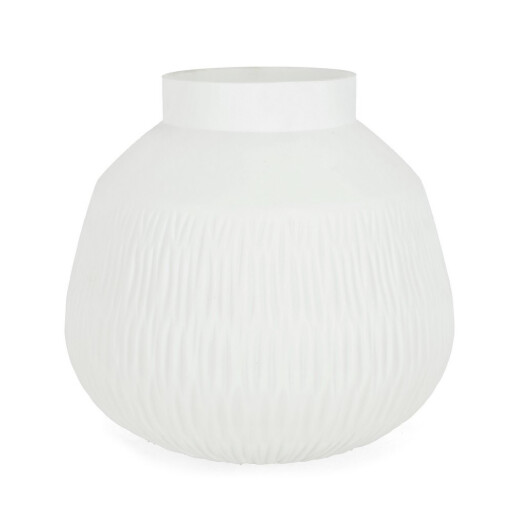 Vaza flori sticla alba Lyder Ø27x25,5h