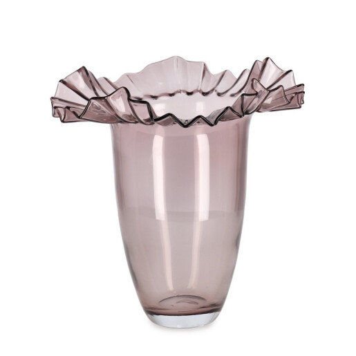 Vaza flori sticla roz Thalya Ø26x30,5h