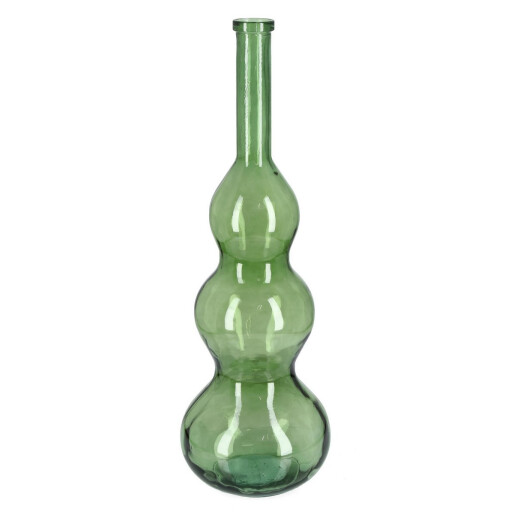 Vaza flori sticla verde Abby Ø33x100h