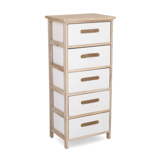 Comoda lemn alb maro Reka 40x29x90h
