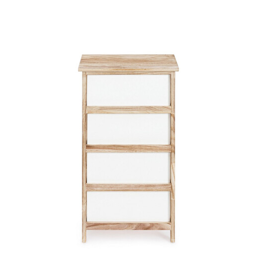 Comoda lemn alb maro Yvette 40x29x73h