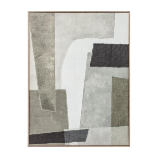 Tablou canvas multicolor Gallery 76x3.8x100 cm