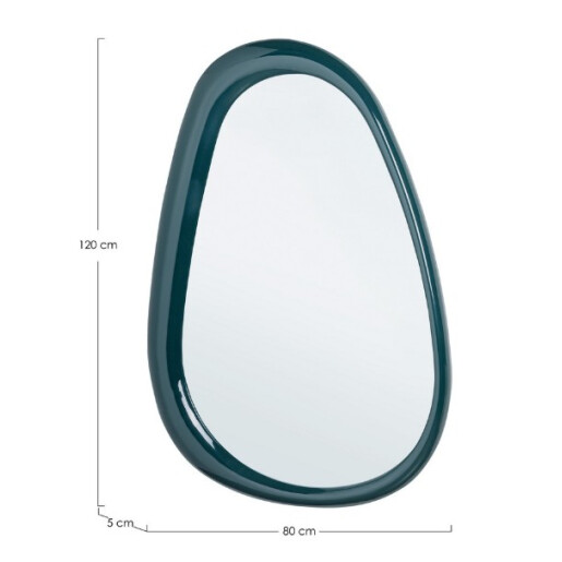 Oglinda perete rama poliuretan albastru deep Otilia 80x5x120h