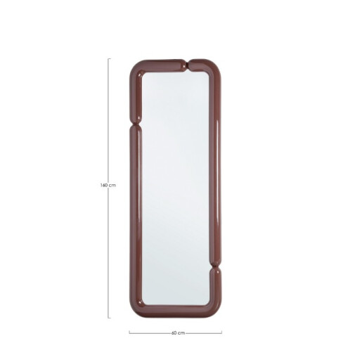 Oglinda perete rama mdf maro brick Otilia 60x5x160h