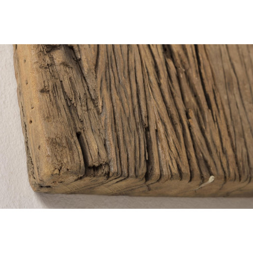 Oglinda de perete cu rama din lemn maro Rafter 25x4x120 cm