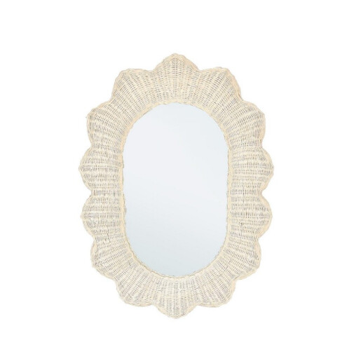 Oglinda perete rama ratan bej Irele 70x11x94h