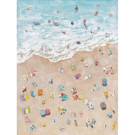 Tablou canvas Beach 90x3.5x120 cm