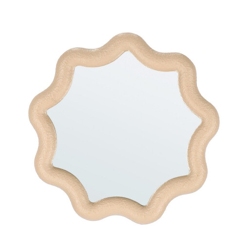 Oglinda perete rama sticla natur Creamy 32x2x32h